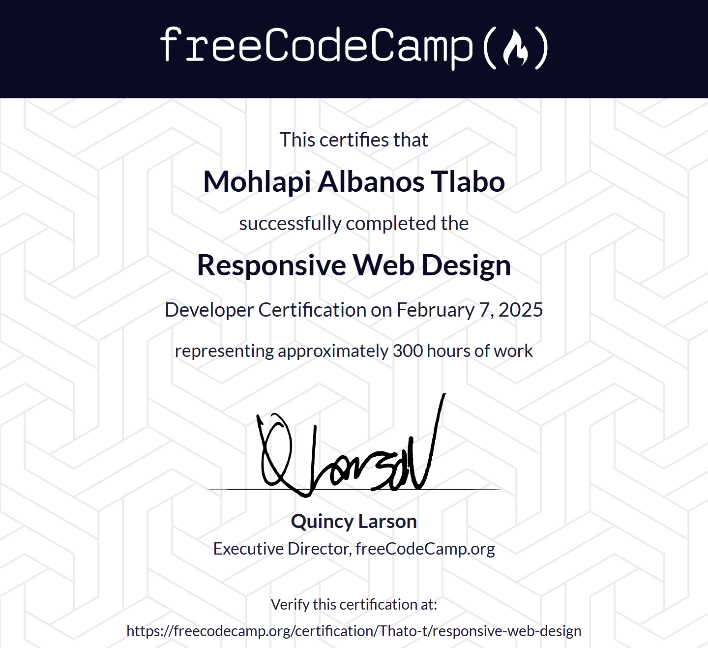 certificates